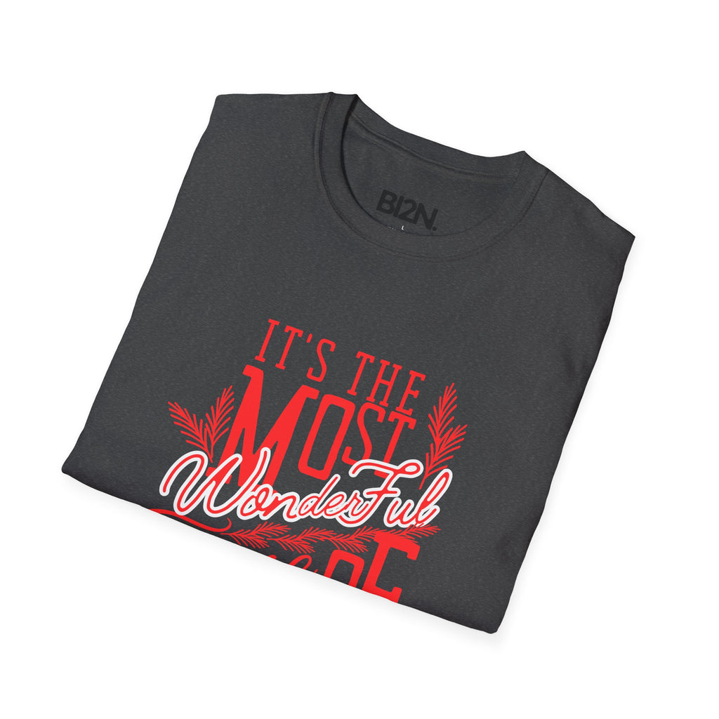 T-Shirt — "It's the Most Wonderful Time of the Year" Christmas Tee